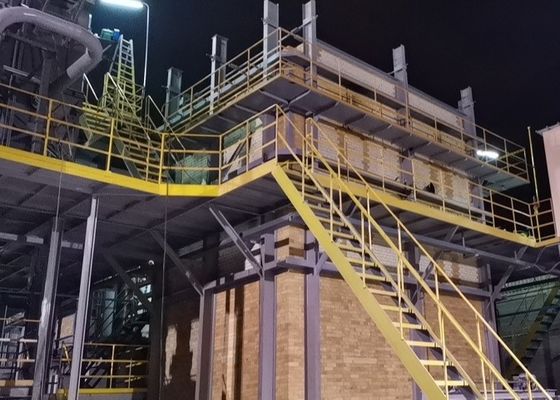 Water Glass Sodium Silicate Furnace With Air Cooling Water Cooling Function